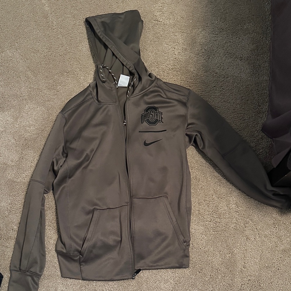 Nike Men's Brown Full-Zip Jacket